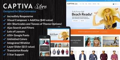ThemeForest - Captiva v2.1 - Responsive WordPress WooCommerce Theme - 8241498