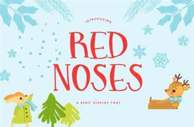 Red Noses Font Family