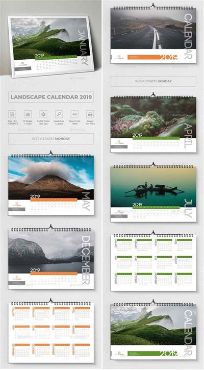Landscape Calendar 2019 22783301
