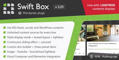 CodeCanyon - Swift Box v2.01 - Wordpress Contents Slider and Viewer