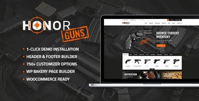ThemeForest - Honor v1.0 - Shooting Club & Weapon Store WordPress Theme