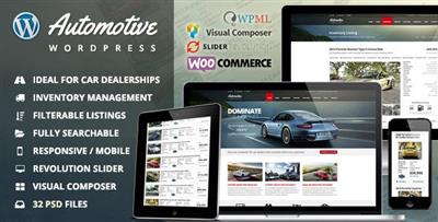 ThemeForest - Automotive v9.4 - Car Dealership Business WordPress Theme