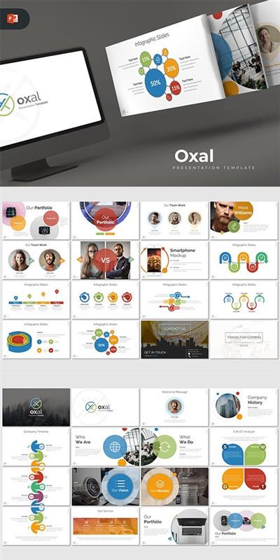 Oxal - Powerpoint Keynote and Google Slides Templates