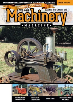The Old Machinery - December 2018/January 2019