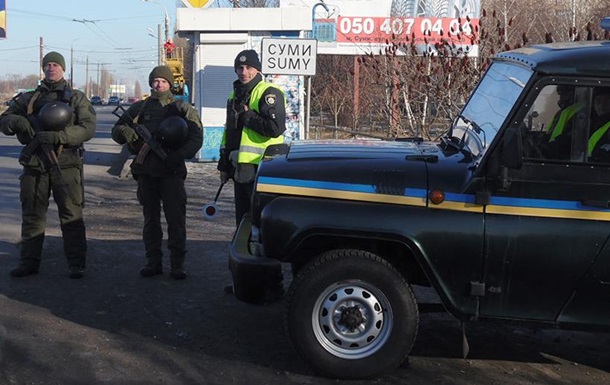 В Сумской и Донецкой областях установили блокпосты