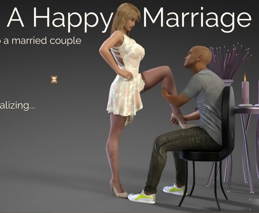 A Happy Marriage [InProgress, 1.11 (Chapter 11 Part 1) 32-Bit] (LazingInTheHaze) [uncen] [2018, 3DCG, SLG, Voyeurism, Oral Sex, Fingering, Stripping, Lesbian Sex, Interracial, Cheating, HotWife] [eng]