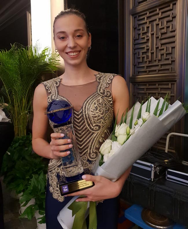 Украинка Елизавета Яхно признана лучшей синхронисткой мира в 2018 году