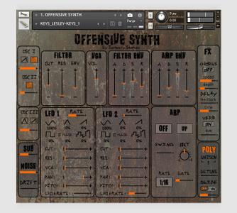 Insanity Samples Offensive Synth KONTAKT