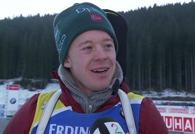 Норвежец Петтерсен выиграл суперспринт на этапе Кубка IBU в Австрии