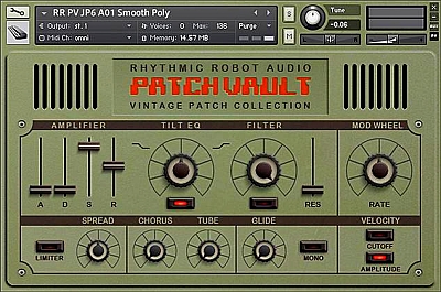 Rhythmic Robot - PatchVault Jupi6 Factory Set (KONTAKT)