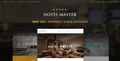 ThemeForest - Hotel WordPress Theme For Hotel Booking  Hotel Master v3.11 - 11032879
