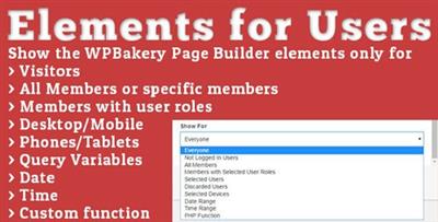 CodeCanyon - Elements for Users v1.5.2 - Addon for WPBakery Page Builder (formerly Visual Compose...