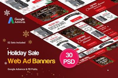 Holiday Sale Banners Ad - BAKKPJ