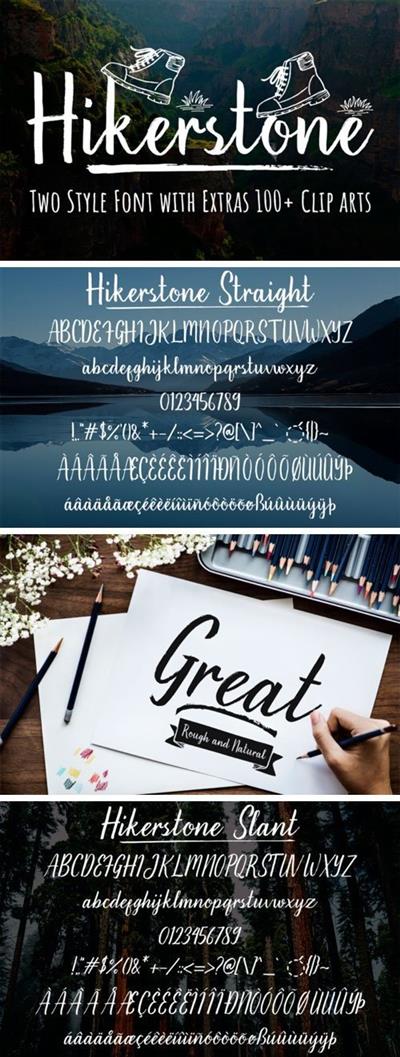 Hikerstone Font Family