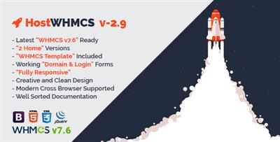 ThemeForest - HostWHMCS v2.9 - Responsive Web Hosting with WHMCS Template