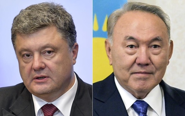 Порошенко и Назарбаев обсудили торгово-экономическое сотрудничество стран