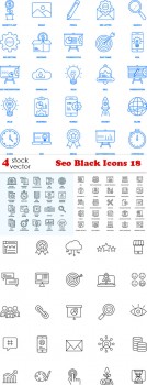 Vectors - Seo Black Icons 18