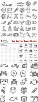 Vectors - Car Service Icons Mix 26