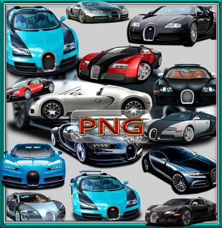 Растровые клипарты - Bugatti