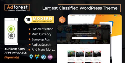 ThemeForest - AdForest v3.5.0 - Classified Ads WordPress Theme - 19481695 - NULLED