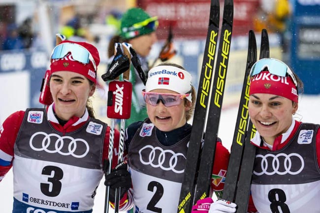 Норвежка Эстберг победила в масс-старте на четвертом этапе «Тур де Ски»; Антипенко – 44-я