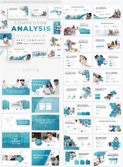 Competitor Analysis Pitch Deck Powerpoint Template 22781197