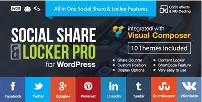 CodeCanyon - Social Share & Locker Pro Wordpress Plugin v7.5 - 8137709 - NULLED