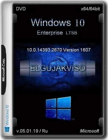 Windows 10 Enterprise LTSB (Version 1607) Elgujakviso Edition v.05.01.2019 (x64) (2019) {Rus}