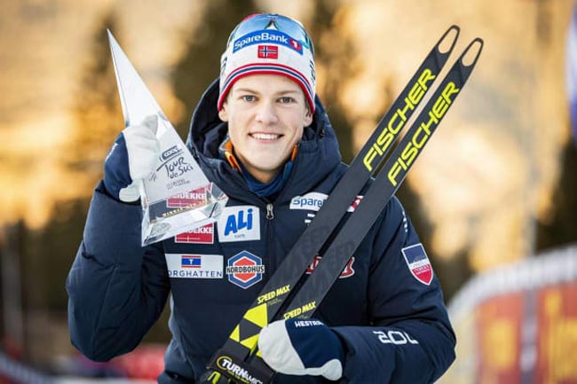 Норвежец Клэбо - выиграл лыжную многодневку «Тур де Ски»
